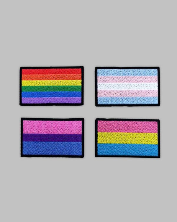 Rainbow, Transgender, Bisexual, Pansexual pride Flag Embroidery Patches