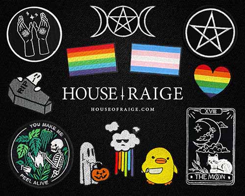 Gothic Patches  Occult Patches & Pins
